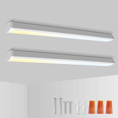 Pack Of 2 LED Wraparound Lights 3CCT 40W LED Garage Shop Lights 4FT 4000lm