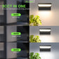 22W/40W/55W LED Wall Light Rotatable Head Outdoor Lamp 3CCT Outside Sconce