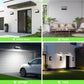 22W/40W/55W LED Wall Light Rotatable Head Outdoor Lamp 3CCT Outside Sconce