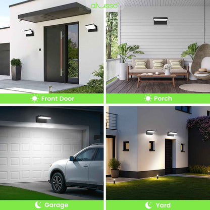 22W/40W/55W LED Wall Light Rotatable Head Outdoor Lamp 3CCT Outside Sconce