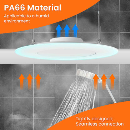 Recessed Lighting 6 Inch, 12 Pack 5CCT Flat LED Can Lights, 2700K/3000K/4000K/5000K/6500K Selectable,12W 1100LM Dimmable Retrofit Downlights Suitable for Kitchen, living room, bathroom